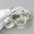 Beaded Napkin Ring - 4 Piece Set